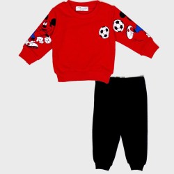 Action Sportswear Παιδικό Σετ Φόρμας Mickey Κόκκινο 12350008