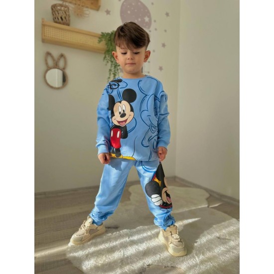 Σετ φόρμας για αγόρι Mickey Disney 110  Γαλάζιο.