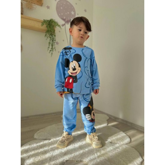 Σετ φόρμας για αγόρι Mickey Disney 110  Γαλάζιο.