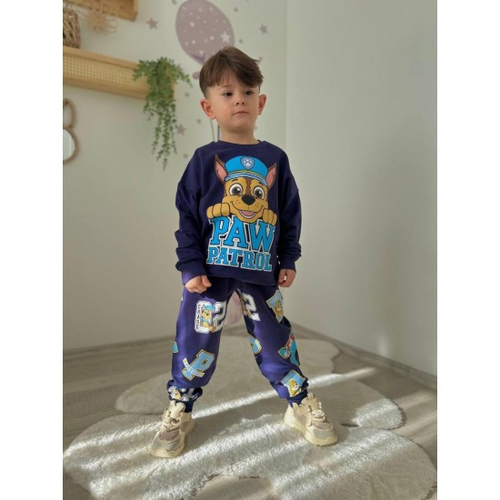 Σετ φόρμας για αγόρι Paw Patrol Disney 2801 Μπλέ
