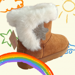 Giardino D'Oro μποτάκι (Ugg) GD5596 Κάμελ
