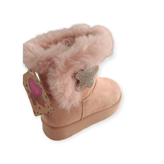Giardino D'Oro μποτάκι (Ugg) GD5596 ροζ Giardino D'Oro μποτάκι (Ugg) GD5596 ροζ