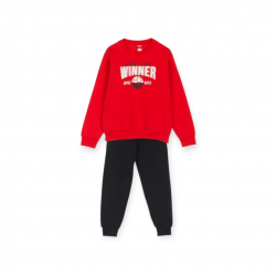 JOYCE σετ φόρμας κόκκινη φούτερ 2464121