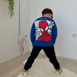 Spiderman/Marvel Φόρμα φούτερ μπλέ/ρουά 2908 (3-4 έως 9-10 ετών).