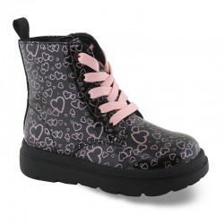 Zak shoes αρβυλάκι μαύρο/λουστρίνι SD21030