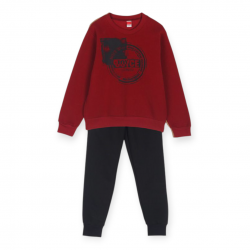  Παιδικό Σετ Φόρμας Φούτερ Μπορντώ 2τμχ 2464120