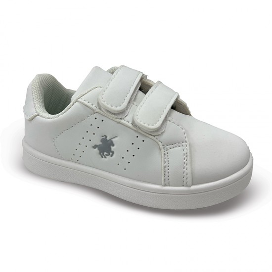 SmartKids Παιδικά Sneakers με Σκρατς Λευκά SD26-K677