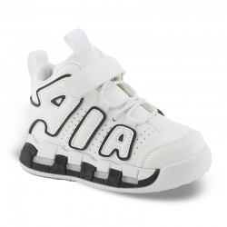 SmartKids Παιδικά Sneakers High με Σκρατς & Φωτάκια Λευκά SD29012