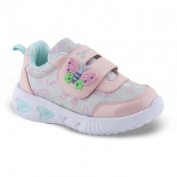 Zak Παιδικά Sneakers με Φωτάκια Ροζ SD29110