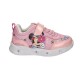  Minnie Mouse Παιδικά Sneakers με Σκρατς & Φωτάκια Ρόζ 2300007211