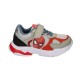 Disney Spiderman Παιδικά Sneakers με Σκρατς Γκρί 2300007216
