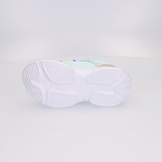 Disney Stitch Παιδικά Sneakers με Σκρατς  Γαλάζια 2300007217